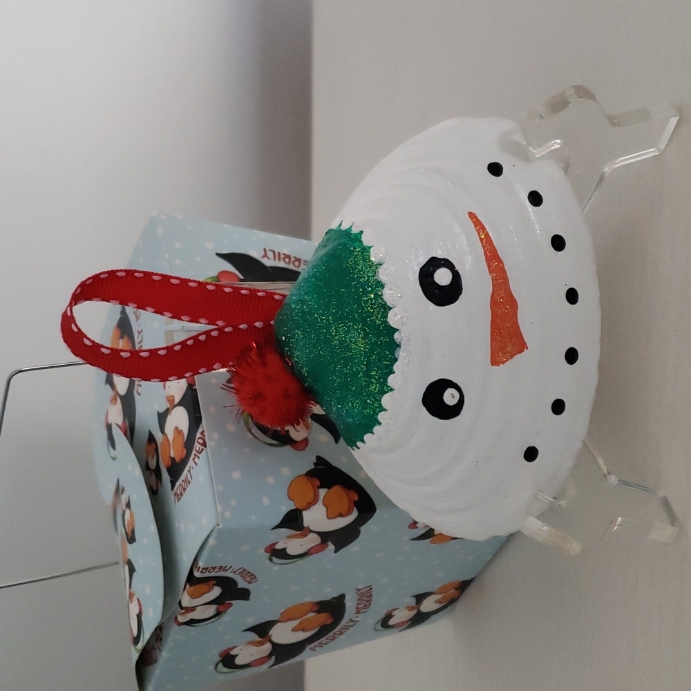 Handmade Jersey Shore Seashell Ornament with Gift Box.